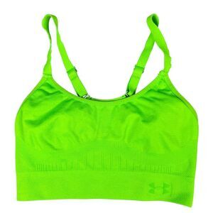 Under Armour Neon Green Seamless Sports Bra XS